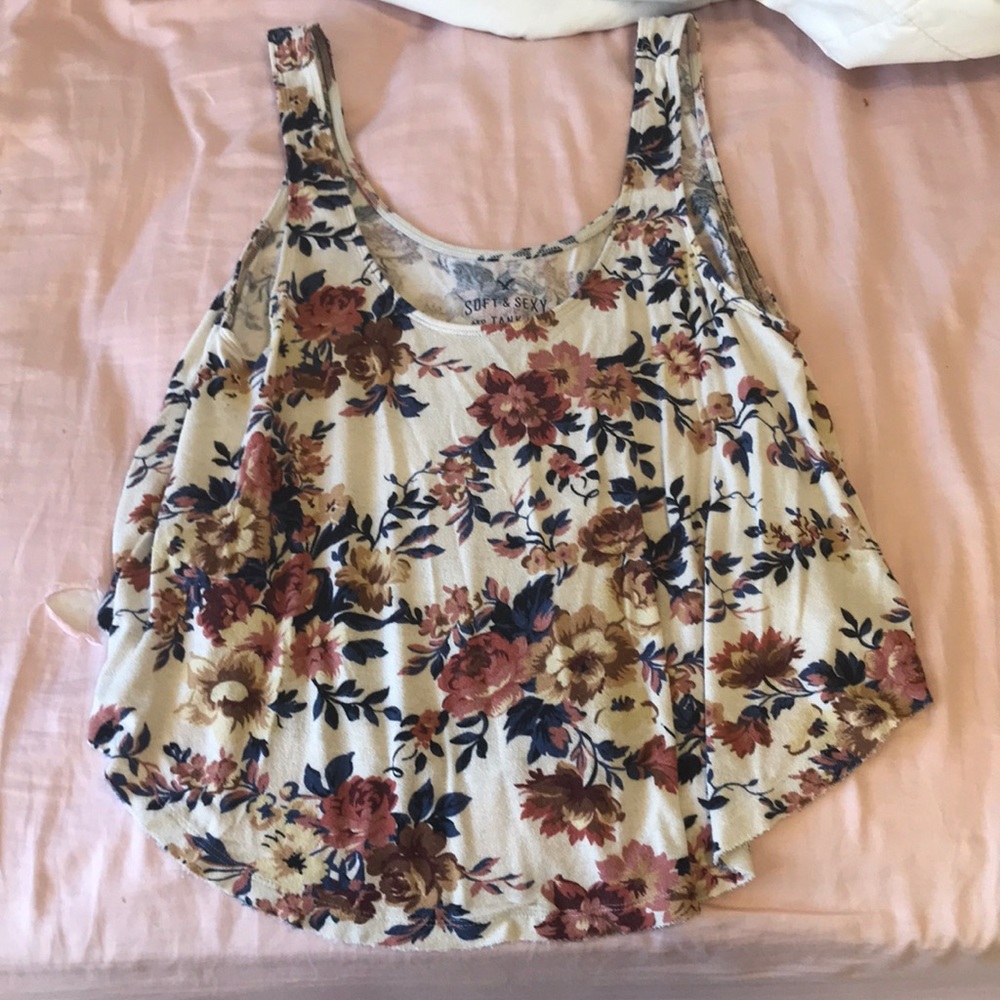 Flower tank top